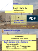 Voltage Stability: (Definition and Concept)