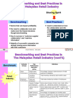 Benchmarking and Best Practices in The Malaysian Retail Industry