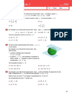 Teste de Avaliação 2 - Geometria Analítica (Enunciado e Soluções)