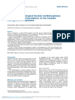 The British Rhinological Society Multidisciplinary Consensus Recomendation On The Hospital Management of Epistaxis