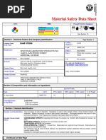 Material Safety Data Sheet: Lead Nitrate