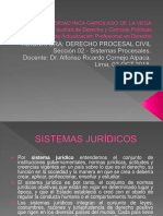 Derecho Procesal Civil - Sistemas Procesales