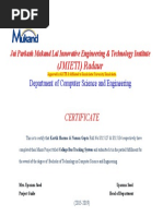 Certificate Major JMIETI