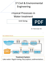 Physical Processes in Water Treatment Student