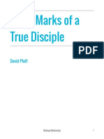 The 4 Marks of A True Disciple