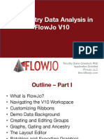 Cytometry Data Analysis in Flowjo V10: Timothy Quinn Crawford, PHD Application Scientist Flowjo, LLC