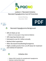 PQCNC New Initiative Proposal Hypoglycemia