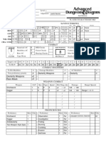 Aedus Ironfist (Character Sheet)