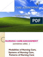 Methods of Nursing Assignment