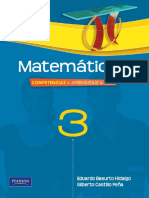 MATEMÁTICAS 3 COMPETENCIAS, APRENDIZAJE, VIDA - Eduardo Basurto Hidalgo PDF