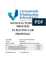 F1 Car Project Proposal