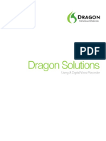 Dragon Solutions: Using A Digital Voice Recorder