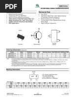 MMBT2222A: 40V NPN Small Signal Transistor in Sot23