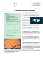 RT Duroid 6002 Laminate Data Sheet