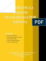 Articulo Secado de Hoja de Guanabana Por Estufa