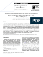 The Removal of Carbon Monoxide by Iron Oxide Nanoparticles