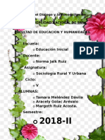 Año Del Diálogo y La Reconciliación Nacional Trabajo de Esposicion