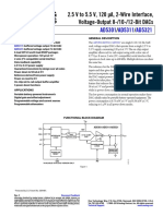 2.5 V To 5.5 V, 120 Μa, 2-Wire Interface, Voltage-Output 8-/10-/12-Bit Dacs / /