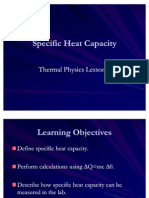 Thermal Physics 1 - Specific Heat Capacity