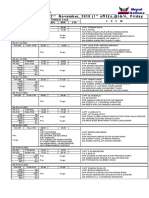 Flight Program 02 November, 2018 (! SFL T (S,@) &% - Friday: Operations Department Flight Operations International