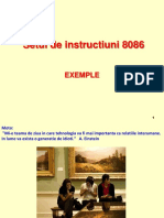 Setul de Instructiuni 8086: Exemple