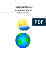 3rd Grade Weather and Climates Around The World - Caleb Nisley - 431 432 Unit Plan