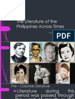 The Literature of The Philippines Across Times