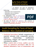 Ch1 Part 2 Audit Sampling For Tests of Details of Balance