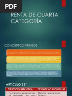 Renta de Cuarta Categoria