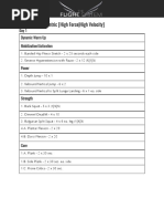 Week 10 - Concentric (High Force - High Velocity) : Day 1 Dynamic Warm Up Mobilization/Activation
