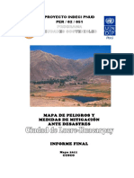 4273 Mapa de Peligros y Medidas de Mitigacion Ante Desastres Ciudad de Lucre Huacarpay