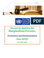 UNDP Report On Access To Justice For Marginalised Presented To National Mission For Jsutics Delivery & Legal Reforms