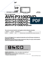 Pioneer Avh-P3100dvd p3150dvd SM