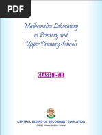 Mathematics Laboratory in Primary and Upper Primary Schools: Class