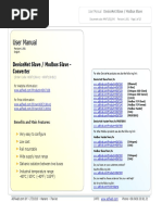 User Manual: Devicenet Slave / Modbus Slave - Converter