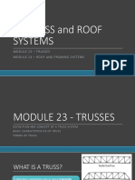 Truss and Roof Systems