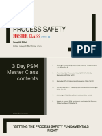 Process Safety Master Class I Sreejith Pillai 2018