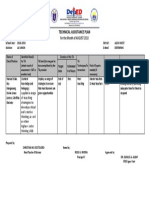 Technical Assistance Plan August