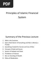 Principles of Islamic Financial System