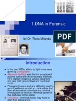 1.DNA in Forensic: by Dr. Tiana Milanda