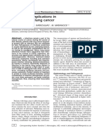 Infectious Complications in Patients With Lung Cancer: K.S. Akinosoglou, K. Karkoulias, M. Marangos