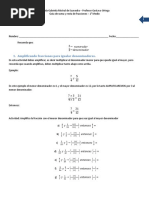 Guía 1 Suma Fracciones