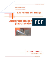 Appareils de Contrôle (Laboratoire) : Les Fluides de Forage