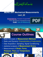 MENG 304: Mechanical Measurements Lect - 02: Presented By: Hussein Fouad Mohamed Ali