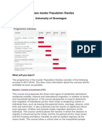 Courses Master Population Studies University of Groningen: What Will You Learn?