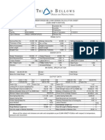 Unreinforced Bellows Design Calculation Sheet: (Ejma Nineth Edition)