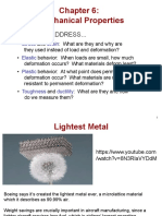 Mechanical Properties: Issues To Address..