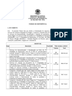 04 - Termo de Referencia Dedetização PDF