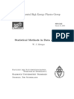 Statistical Methods in Data Analysis - W. J. Metzger