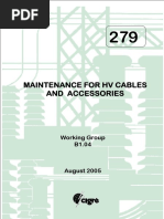 279 Maintenance For HV Cables and Accessoiries PDF